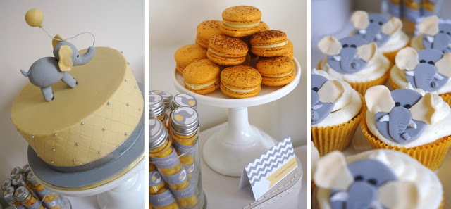 Cake and Macaron Collage