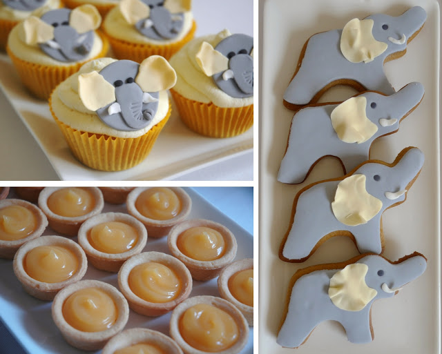 Elephant Cookie collage