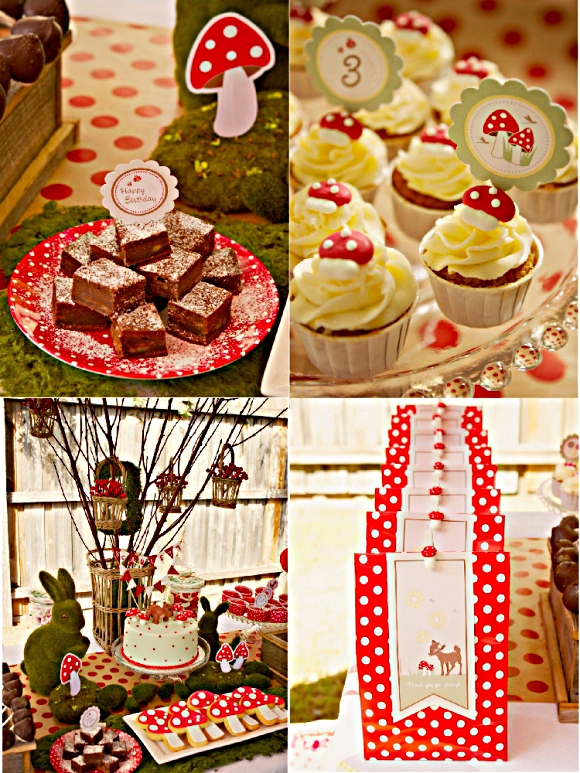 red riding hood bambi fawn dear forest woodland creatures party ideas party printables partyware party supplies desserts table birthday party supplies shop printables free buy07